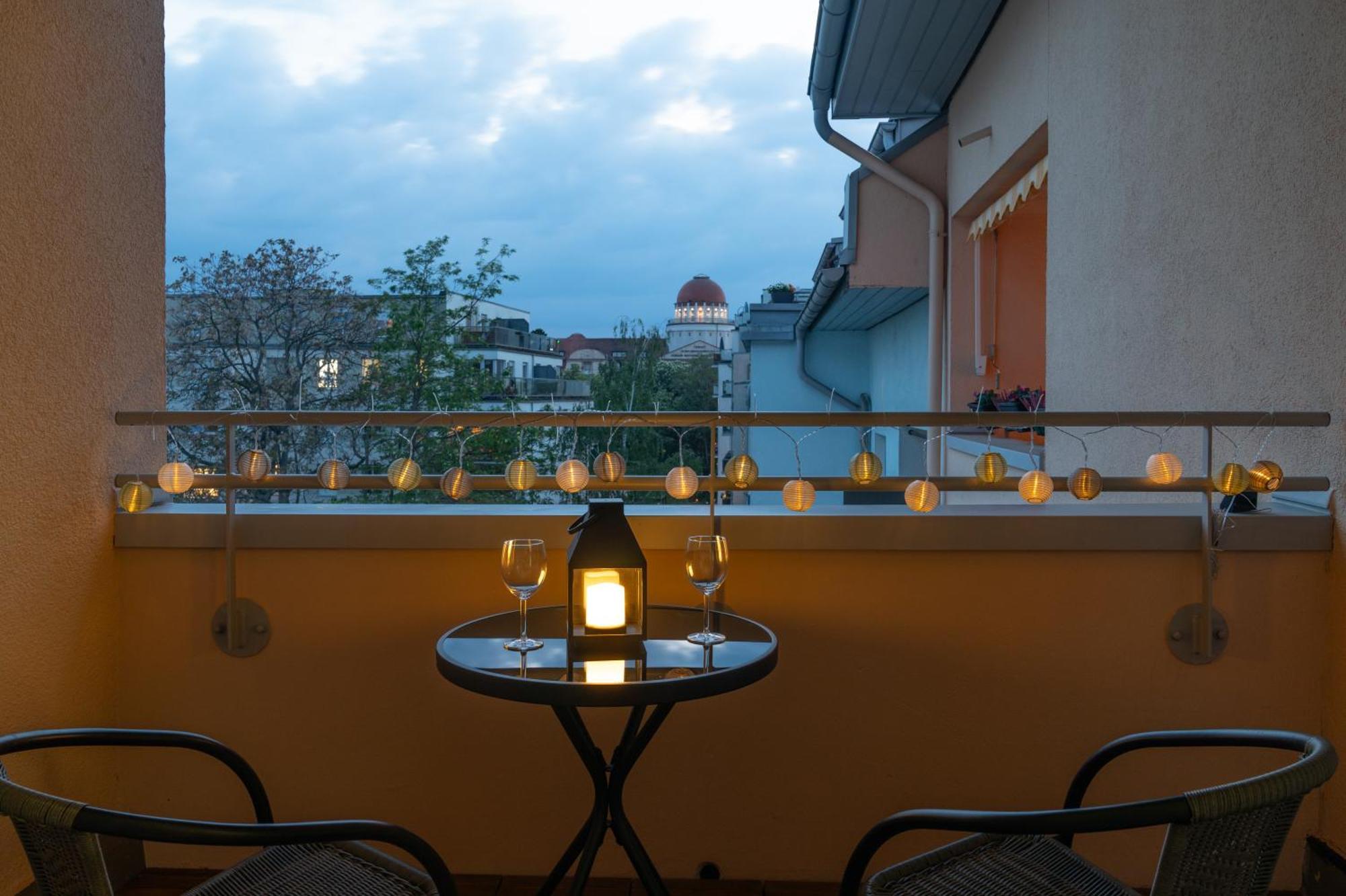 Home Shanti - Studio, Suedvorstadt, Balkon, Tv Lipsia Esterno foto